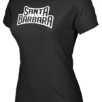 Camiseta mujer negra Santa Barbara Fight