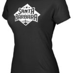 Camiseta mujer negra Santa Barbara Fight – w