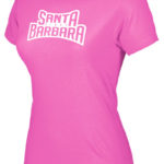 Camiseta mujer rosa Santa Barbara Fight