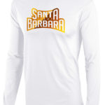 Camisetas de manga larga blanca Santa Barbara Fight