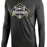 Camisetas de manga larga negra Santa Barbara Fight